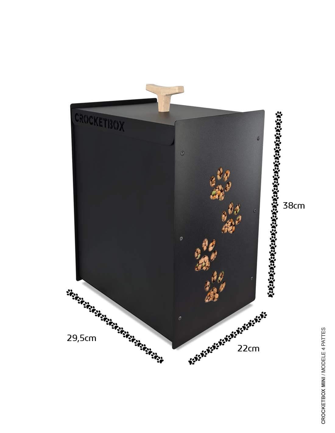 La Premiere Boite De Stockage Design Pratique Et Fabriquee En France Pour Les Croquettes De Chats Et De Chiens Meubles De Rangement Et Stockage Pour Granules De Bois A Lyon